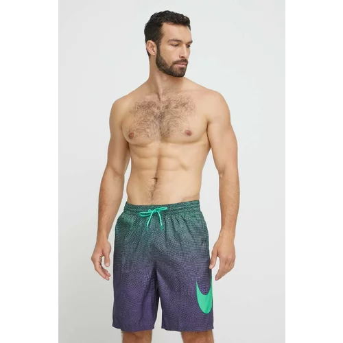 Nike Kopalne kratke hlače zelena barva