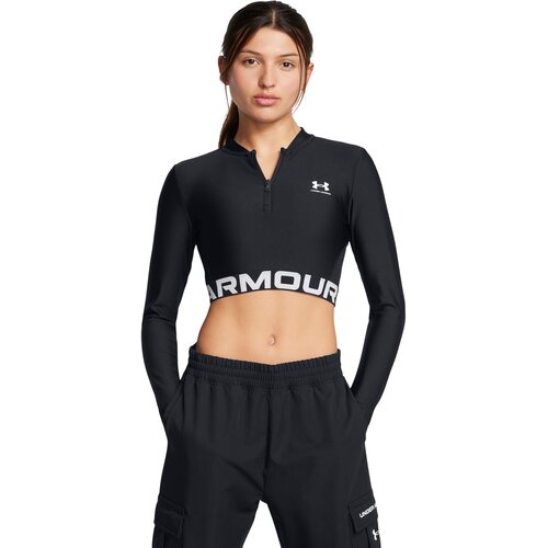 Under Armour Women's T-shirt HeatGear Rib 1/4 Zip LS Cijene