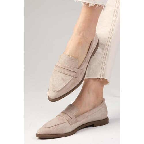 Mio Gusto River Beige Women's Loafers Casual Flat Shoes Slike