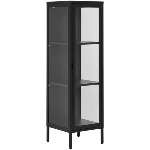 House Nordic Crna metalna vitrina 40x140 cm Brisbane &amp;ndash; Slike