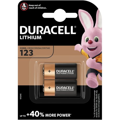 Duracell 1x2 Lithium CR123A Photo Battery 3V 1400mAh CR17345 Cijene