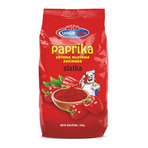 Unijapak Slatka paprika Crvena, Mlevena, 100g Cene