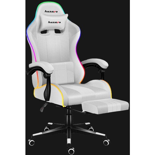 Huzaro FORCE 4.7 RGB White GAMING CHAIR Slike