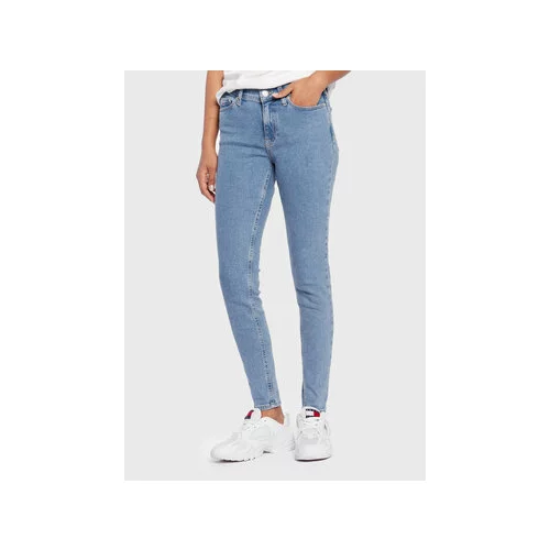 Tommy Jeans Jeans hlače Nora DW0DW14822 Modra Skinny Fit