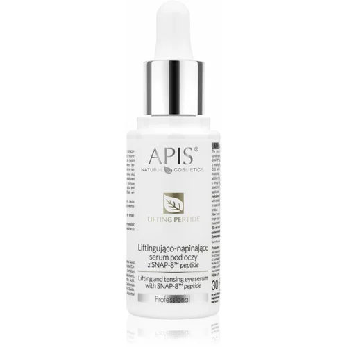 Apis Natural Cosmetics Lifting Peptide SNAP-8™ učvršćujući serum za područje oko očiju za zrelu kožu lica 30 ml