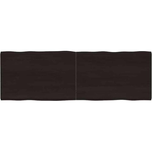 Stolna ploča tamnosmeđa 180x60x(2-4) cm obrađena hrastovina Cijene