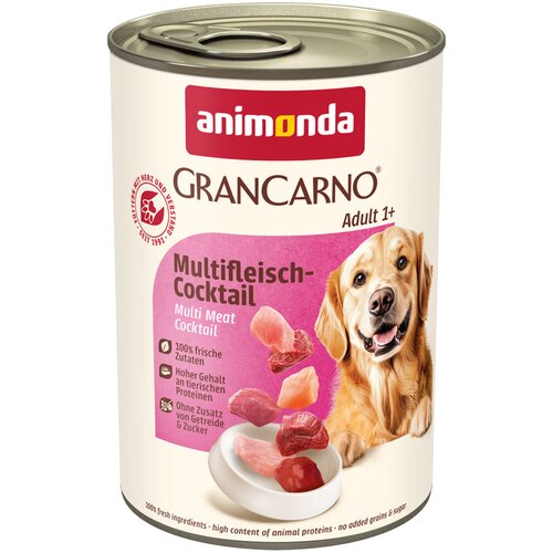  Ekonomično pakiranje animonda GranCarno Original 12 x 400 g - Koktel s više vrsta mesa Cene