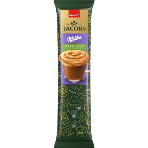 Jacobs Instant kafa Milka cappuccino hazelnut 16,5g Cene