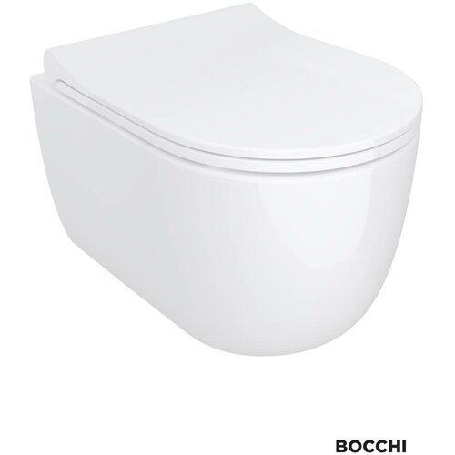 Bocchi wc šolja komplet sa slim daskom v-tondo asma rimless 49cm Cene