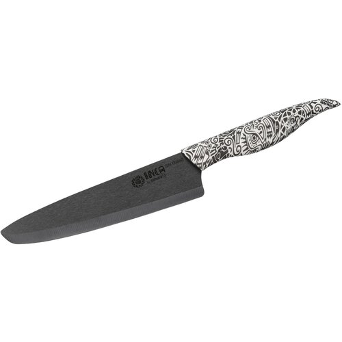 Samura nož Šef kuhinje 187mm sa crnim cirkonima keramičkim sečivom Inca Cene