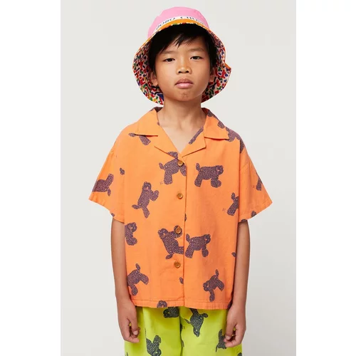 Bobo Choses Dječja pamučna košulja boja: narančasta