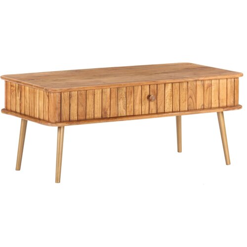 Furnova Klubska mizica 100x50x40 cm trden akacijev les, (21915135) Slike