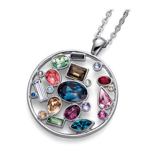  Ženski oliver weber divers multi lančić sa swarovski kristalnim priveskom ( 11777 ) Cene