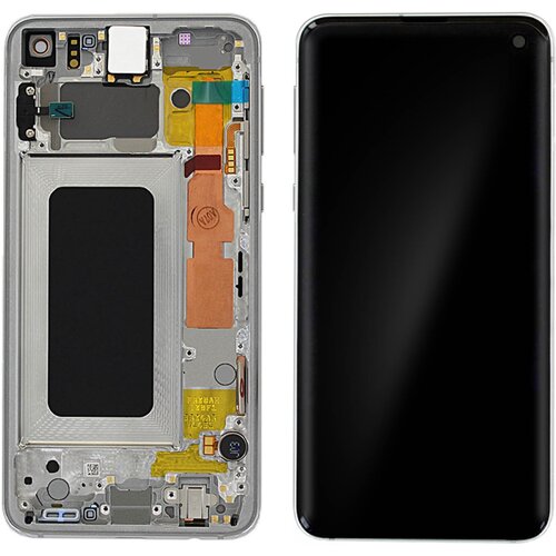 Samsung Originalni Complete Block [Service Pack]: LCD zaslon na dotik - Prism White str. Galaxy S10e, (21733383) Cene