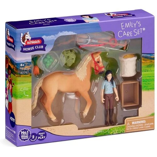 Schleich : Horse Club Emily set za njegu konja (42797) Slike