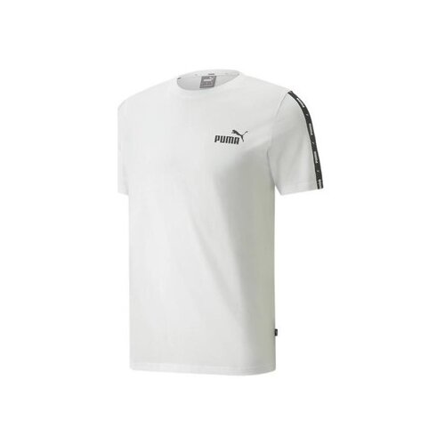 Puma Majice s kratkimi rokavi Ess Tape Tee Bela Slike