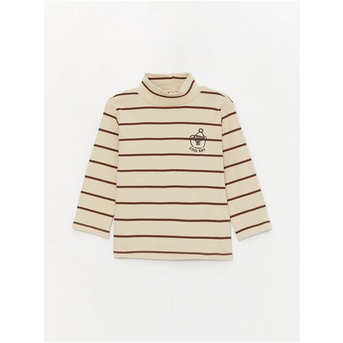 LC Waikiki LCW baby Turtleneck Long Sleeve Striped Baby Boy T-Shirt Slike