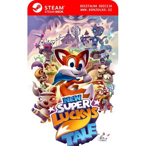  New Super Luckys Tale - Steam koda brez &scaron;katlice (WINDOWS PC | STEAM DECK) Cene