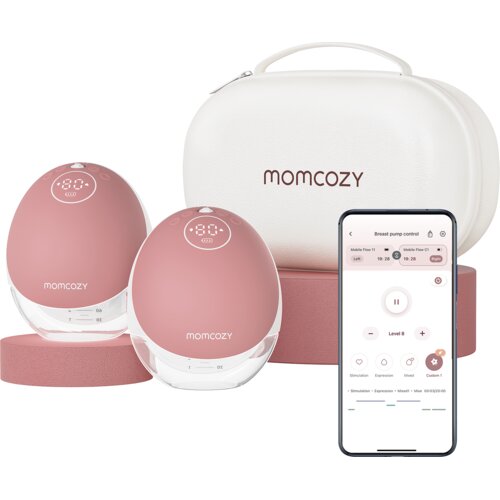 Momcozy® m9 mobile flow™ dvostruka električna hands-free izdajalica cozy red Cene