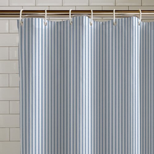 Catherine Lansfield Zavesa za tu&amp;scaron; 180x180 cm Timeless Stripe &amp;ndash; Slike