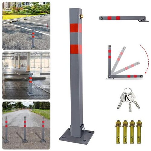 Wiltec Sklopivi stupić za parkirno mjesto s bravom i reflektirajućim trakama 70 cm Cijene