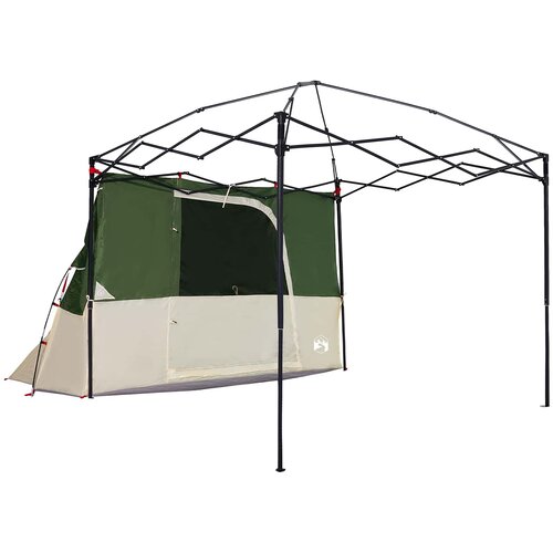  Set Kamp &amp;Scaron;atora s krovom 2 pcs Zelena Tafta i Tkanina Slike