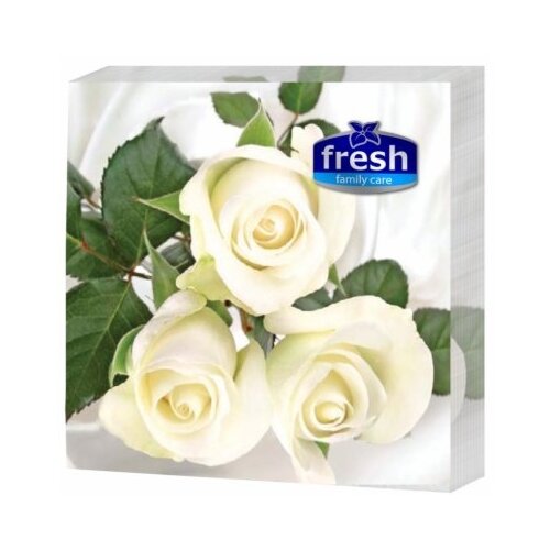 Fresh salvete Bele ruže 3sloja 20kom Cene