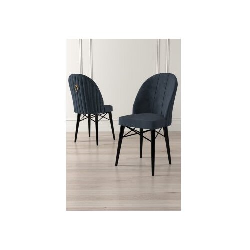 Hanah home Ritim set stolica, 44x96x42 cm, 6 dijelova, antracit-crna Cene