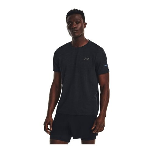 Under Armour UA Seamless Stride SS Shirt, Black/Reflective - S, (20492058) Cene