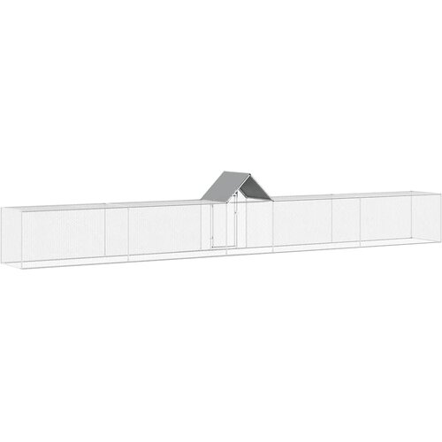  Koko&amp;scaron;injac od pocinčanog čelika 9 x 1 x 1,5 m Slike
