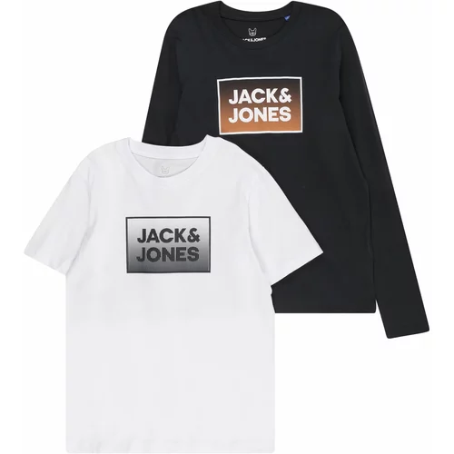 Jack & Jones Majica 'Steel' mornarsko plava / bijela