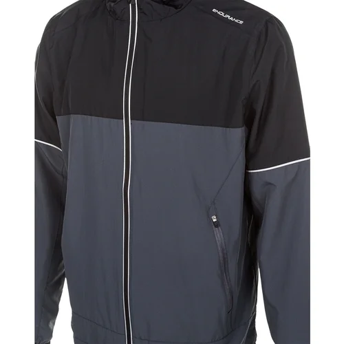 Endurance Men's Verbol Running Jacket W/Hood India Ink M