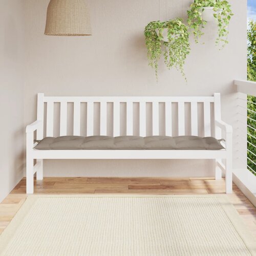 vidaXL Jastuk za vrtnu klupu smeđesivi 180 x 50 x 7 cm tkanina Oxford Cijene