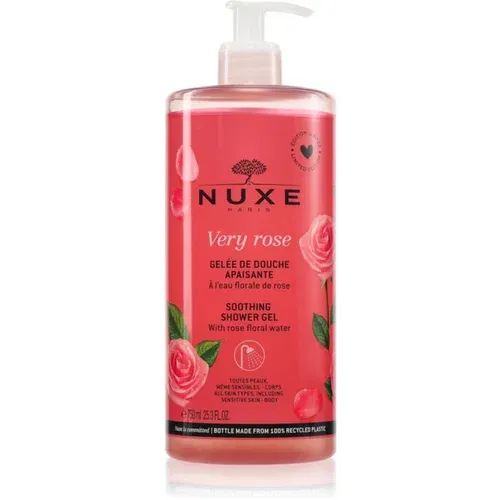 Nuxe Very Rose gel za tuširanje s mirisom ruže 750 ml