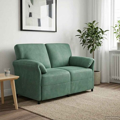 SOFA za dvije osobe Morska zelena 138 x 83 x 95 cm Baršun Cene
