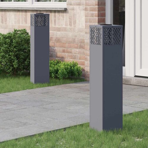  Solarna LED svjetlost za stazu Riblja kost 2 pcs Antracit Cijene