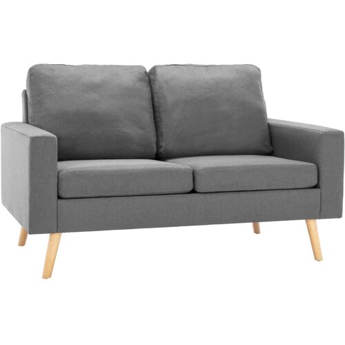 Maison Chic kavč - Sofa - Kanape dvosed svetlo sivo blago, (21726494) Cene