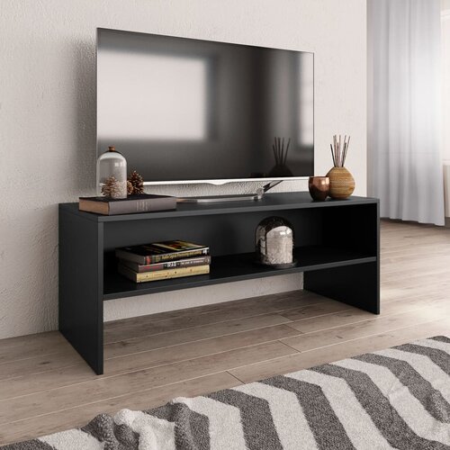 vidaXL TV ormarić od iverice crni 100 x 40 x 40 cm Cijene
