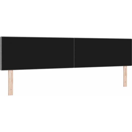  LED glava kreveta Svijetlo siva 200 cm Kordura tekstil Slike