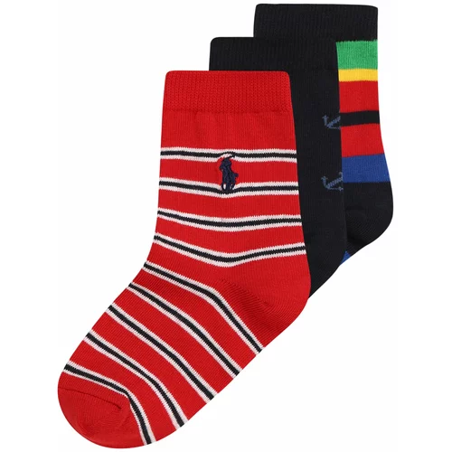 Polo Ralph Lauren Čarape plava / zelena / crvena / crna