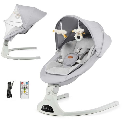 Kinderkraft Ležaljka Tulsy/ siva Cene