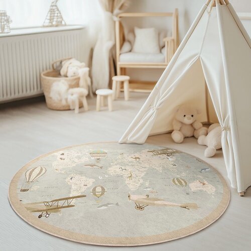 Mila Home Pralna otro&amp;scaron;ka igralna preproga &amp;oslash;150 cm Vintage World &amp;ndash; Slike