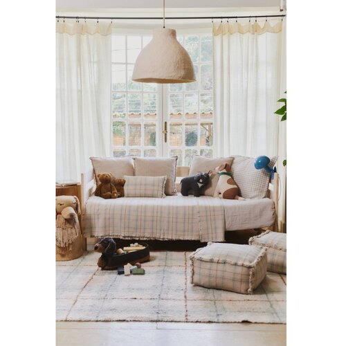 Lorena Canals Bombažna otro&amp;scaron;ka blazina 40x25 cm Blue Sage &amp;ndash; Slike