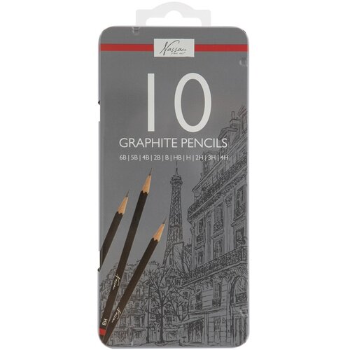  Set olovaka za crtanje u limenoj kutiji 10 kom Cijene