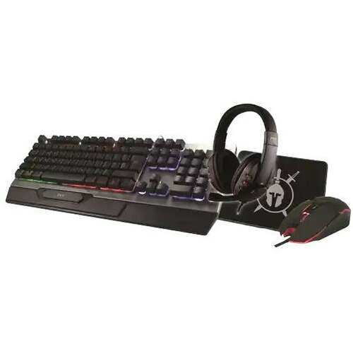 Gaming set MS Industrial Elite C500 4u1 Tastatura, miš, slušalice, podloga Cene