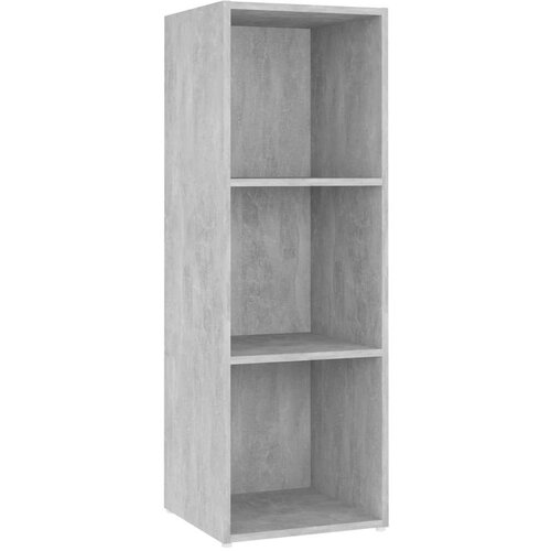  ormarići 4kom siva boja betona 107x35x37cm konstruirano drvo - Beton siva 4 Slike