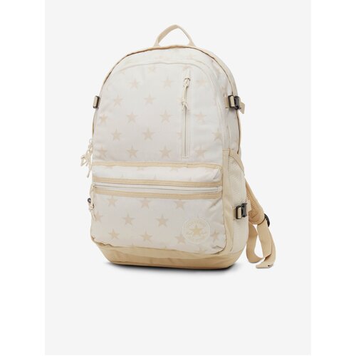 Converse Cream-Beige Patterned Backpack - Men Slike