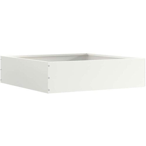 VidaXL Ograda oko Travnjaka 6 pcs Bijelo 50 x 50 x 13 cm Čelik Slike