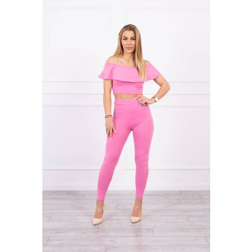 Kesi Set with a light pink ruffle Slike