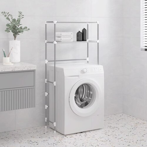 vidaXL Stalak za pohranu na 2 razine sivi 69 x 28 x 143 cm željezni Cijene